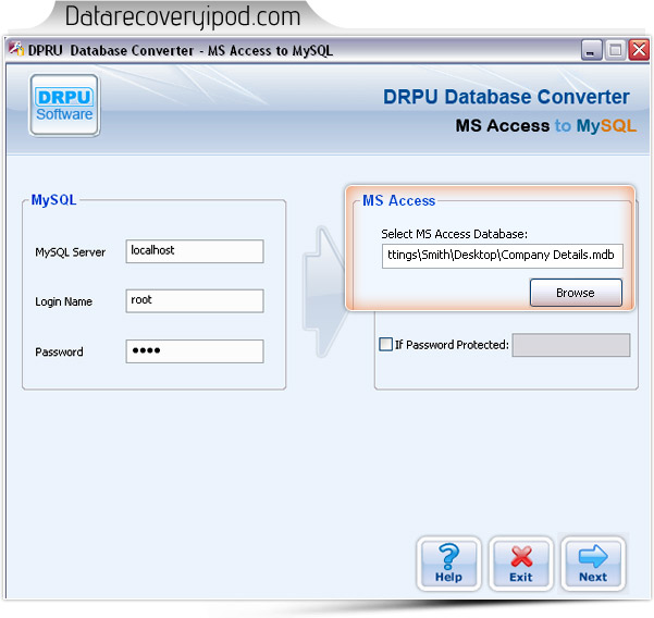 MS Access to MySQL database converter