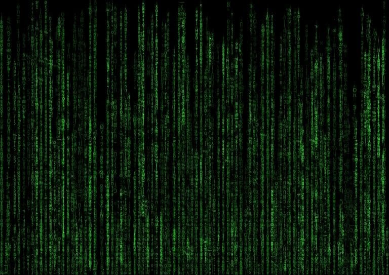 Data illustration with green text on black background representing ransomware incident response