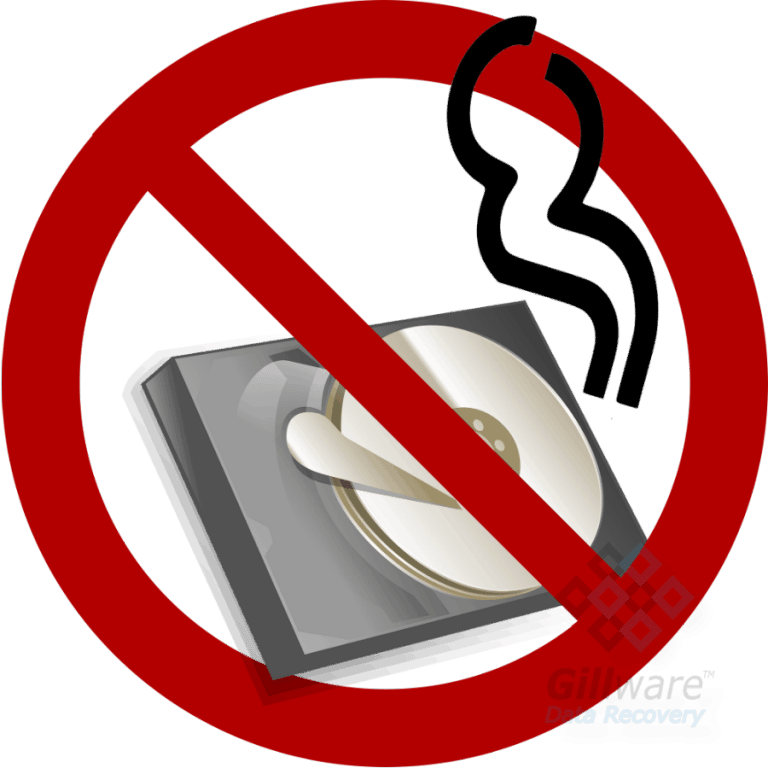 Smoking Hard Drive