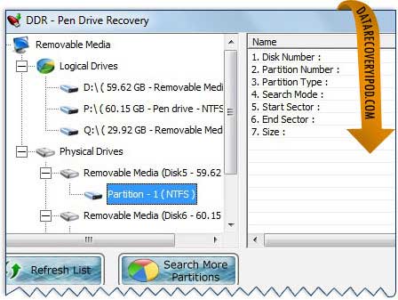 Data Recovery USB Drives screenshot