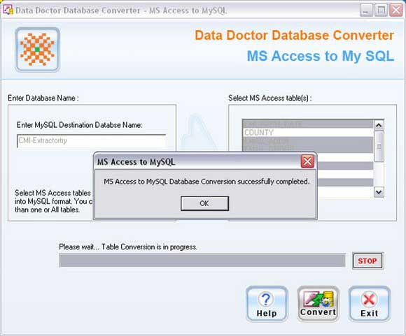 MS access to MySQL, database, converter, default values, null values, unique value, primary key, constraint, foreign key, record, table, program, accurate, migration, ms access, mysql, synchronization, Unicode, password, protected, files, row, column