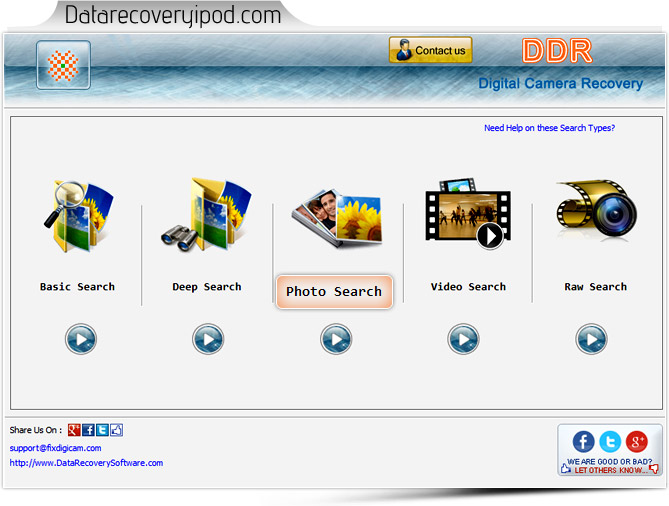 Digital Camera Data Recovery Software