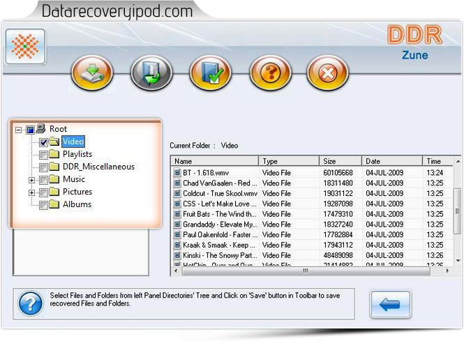 Zune Music files Recovery Software